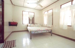 Bedroom. Additional bedding available to sleep children on the floor.